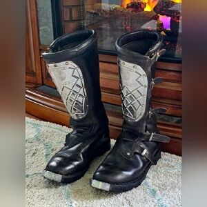 Hi-Point Mad Max Apinestars vintage 70s motorcycle racing boots US 10-1/2 mens